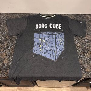 Pop Funk Borg Cube Star Trek The Tritanium Men’s XL Tshirt GUC Black